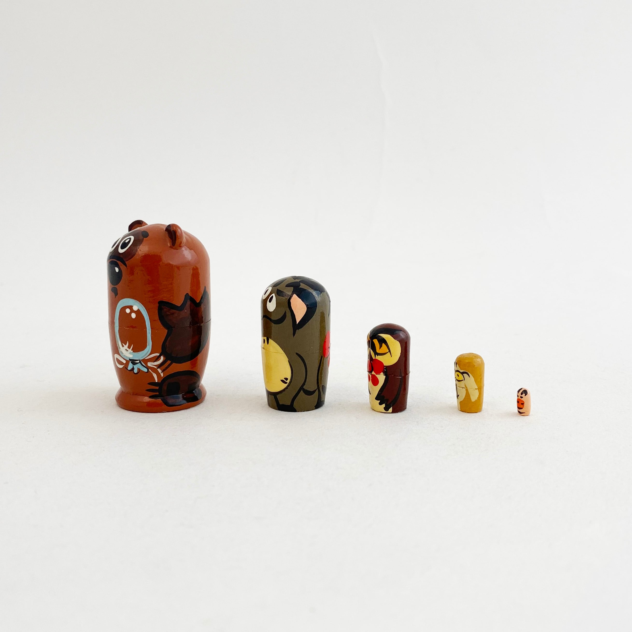 ミクロサイズマト / 風船を持ったプーさん（5個組）