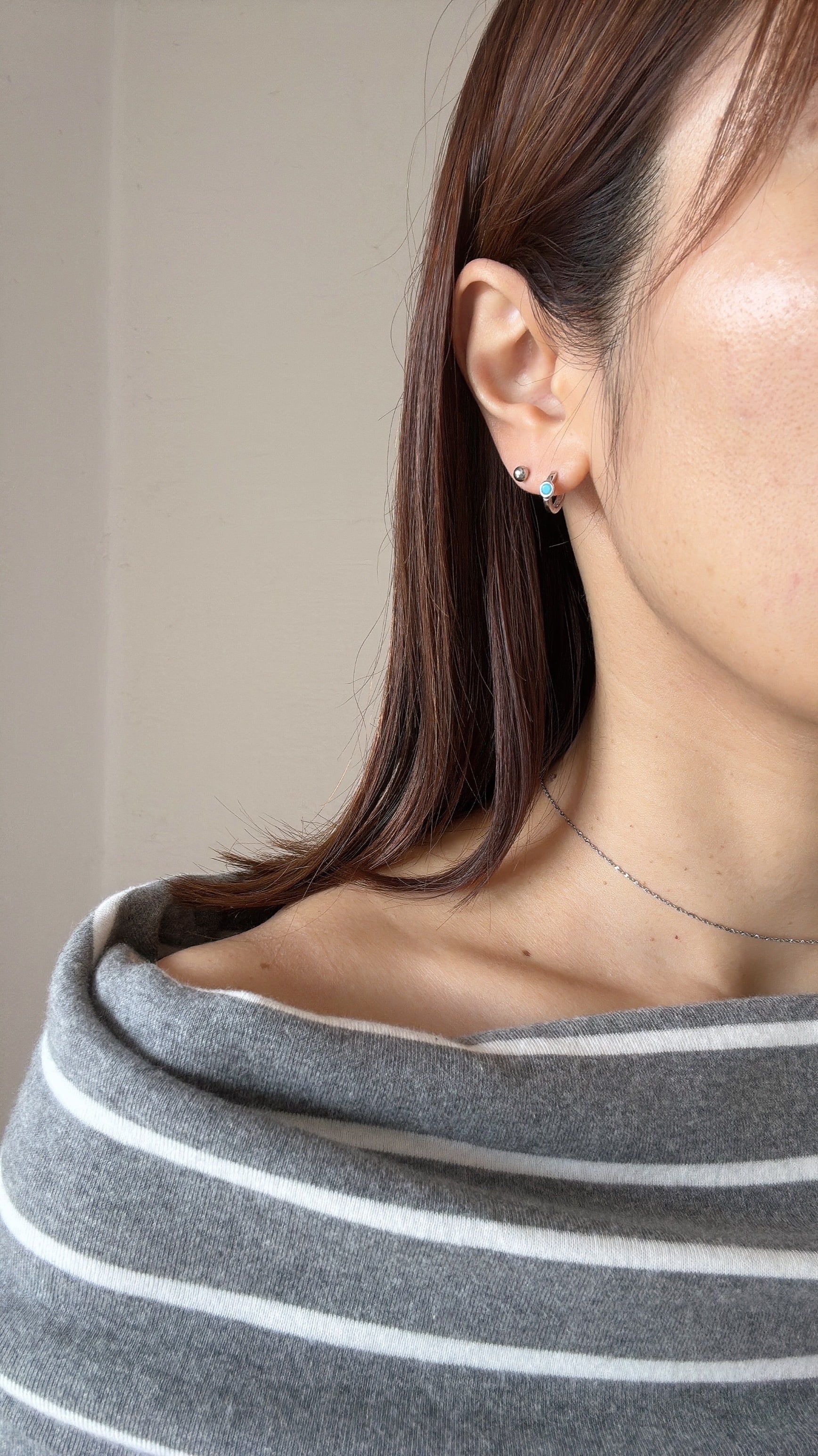 ターコイズミニピアス | joie