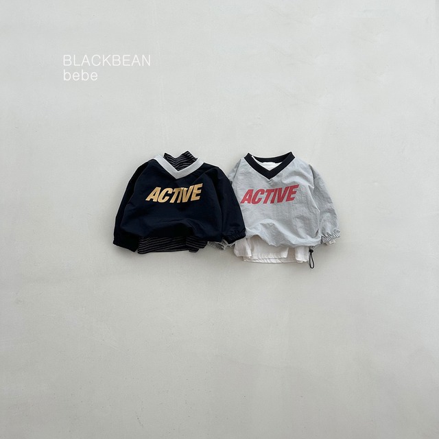 bebe active sweatshirt【blackbean】※9月下旬〜10月上旬発送予定