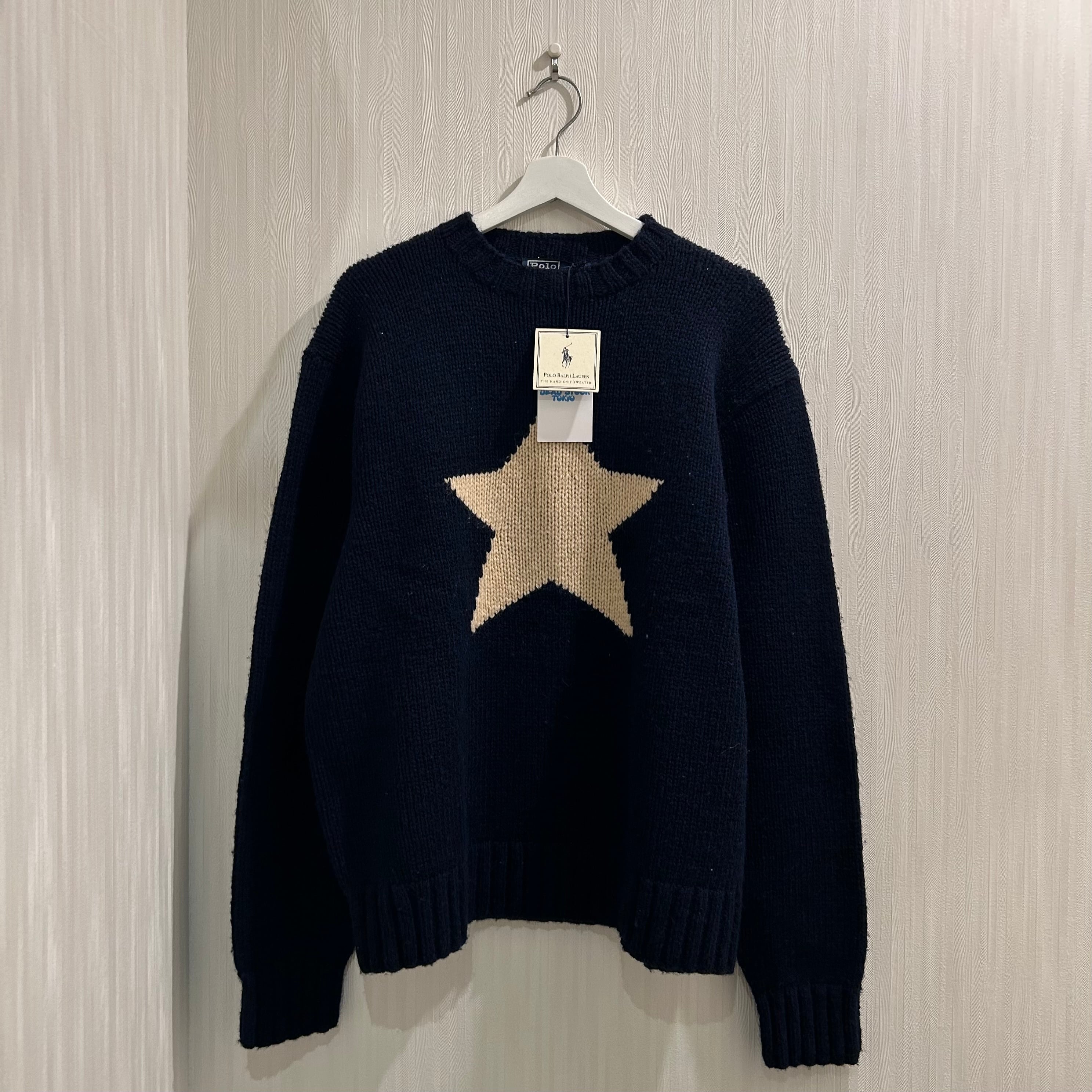 Dead Stock!! Special!! 1990s Polo by Ralph Lauren "Star" Hand Knit