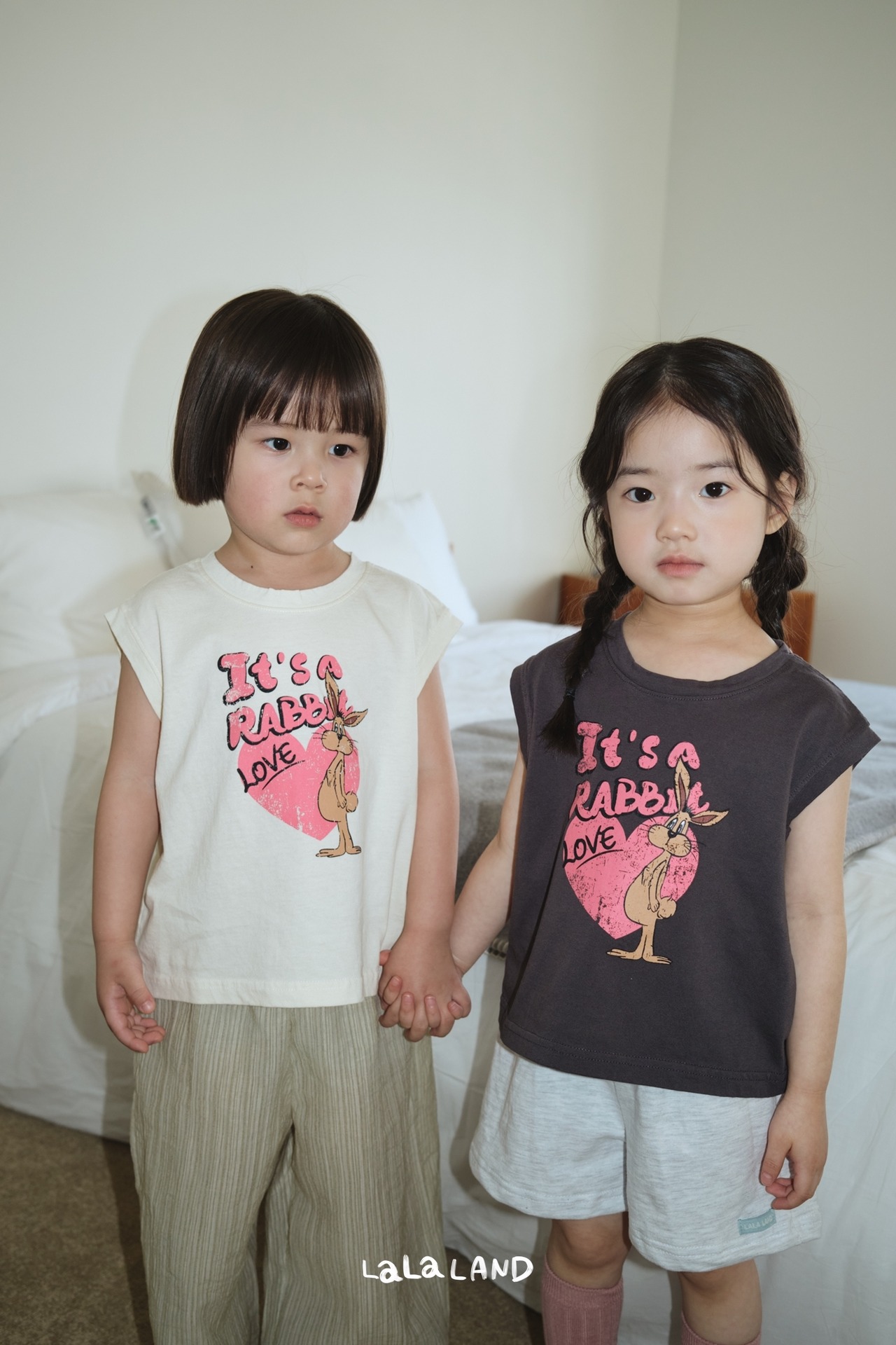 【取寄/韓国直送】LALALAND 26/SM （Kids）LOVEラビットタンクトップ｜夏服｜韓国子供服