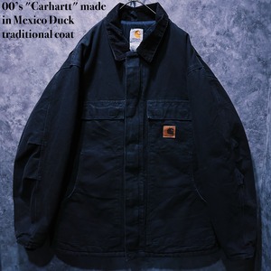 【doppio】00’s "Carhartt" made in Mexico Duck traditional coat