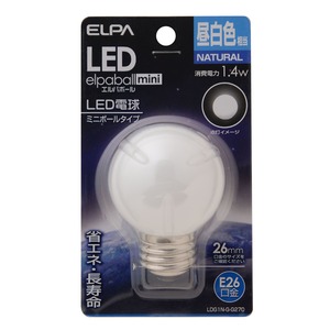 【人気】ELPA LED電球G50形E26 昼白色 屋内用 LDG1N-G-G270