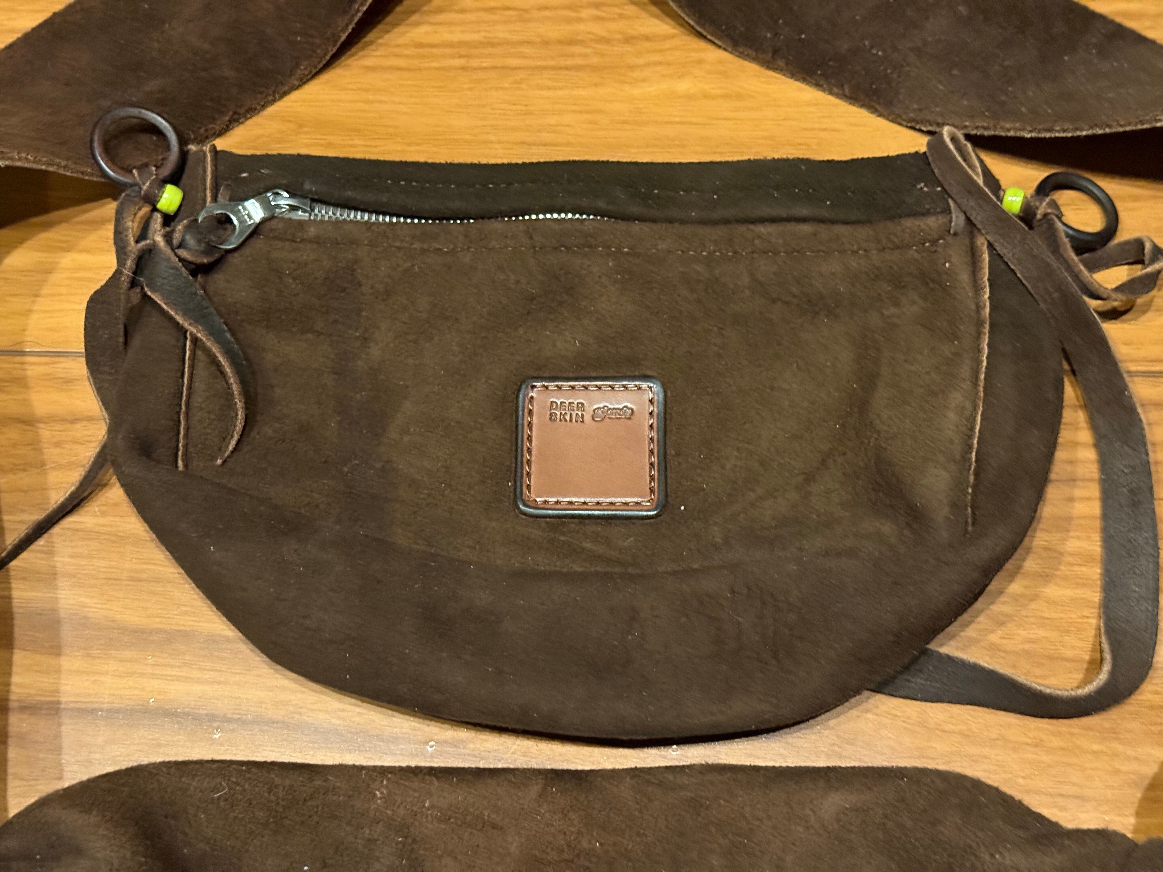 ほぼ新品 ディアスキンショルダーバッグS 焦茶 | ゴローズ 通販