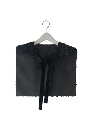 RIBBON ORGANDY DECHABLE COLLAR / F