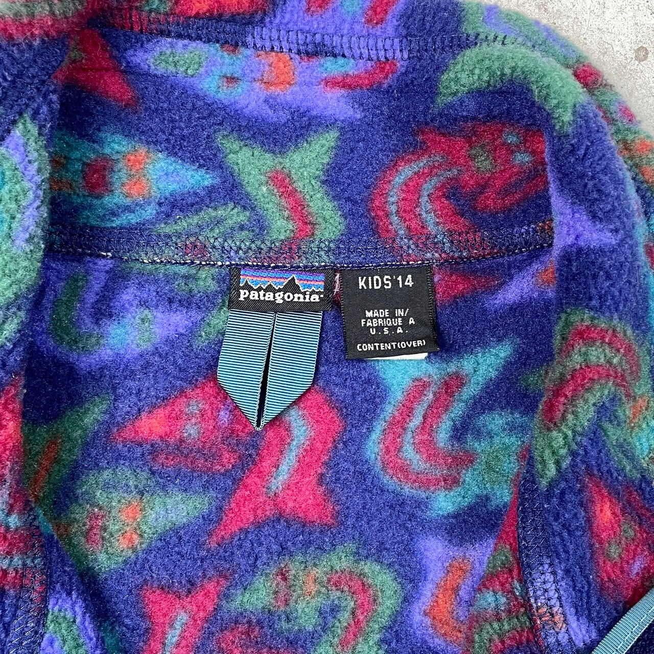 97年製 USA製 patagonia パタゴニア シンチラフリースプルオーバー 総 