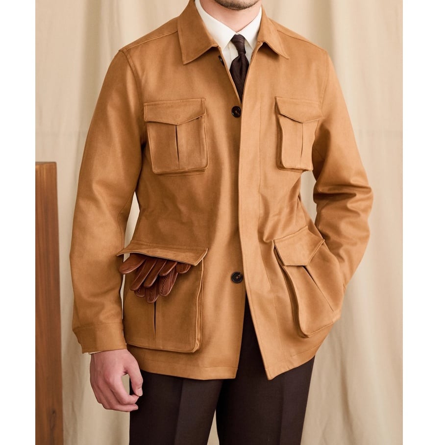 スエードタッチ 4ポケットミリタリージャケット 3color OJ0652