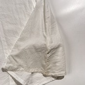 タグ付き 未使用品 0/70St ゼロセッタンタ スキッパー シャツ 44/ホワイト/イタリア製/Mademoiselle NON NON マドモアゼルノンノン