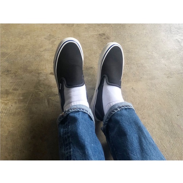 VANS(バンズ) ANAHEIM FACTORY『SLIP-ON 48 Deck DX OG BLACK(MENS  