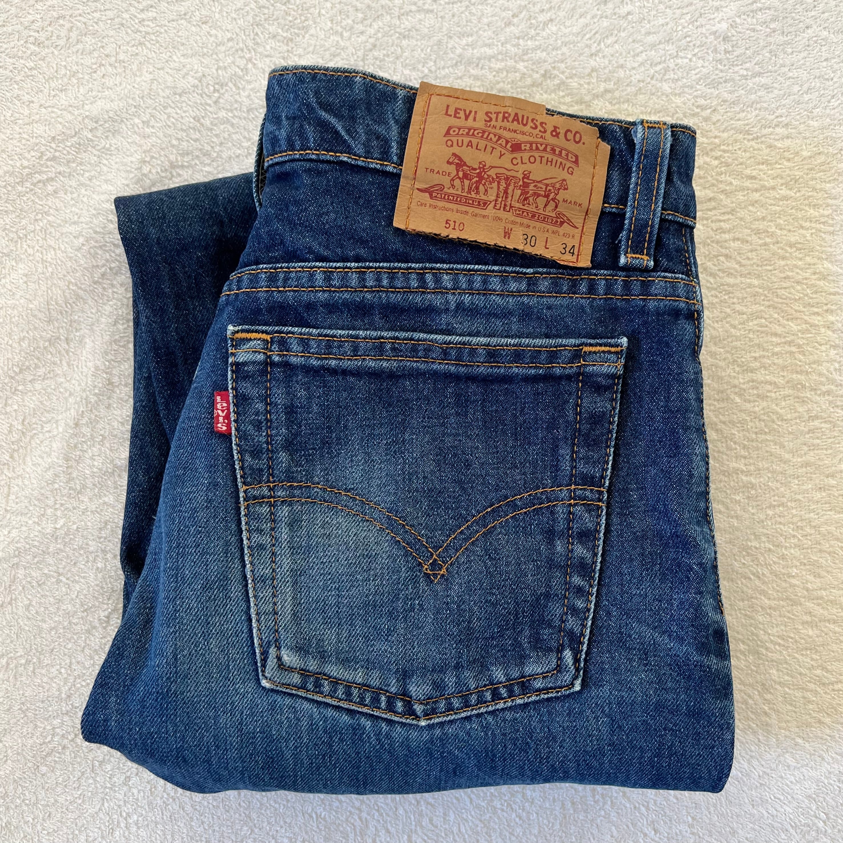 ＊6440 90s levis 510 リーバイス　USA デニムパンツ w30