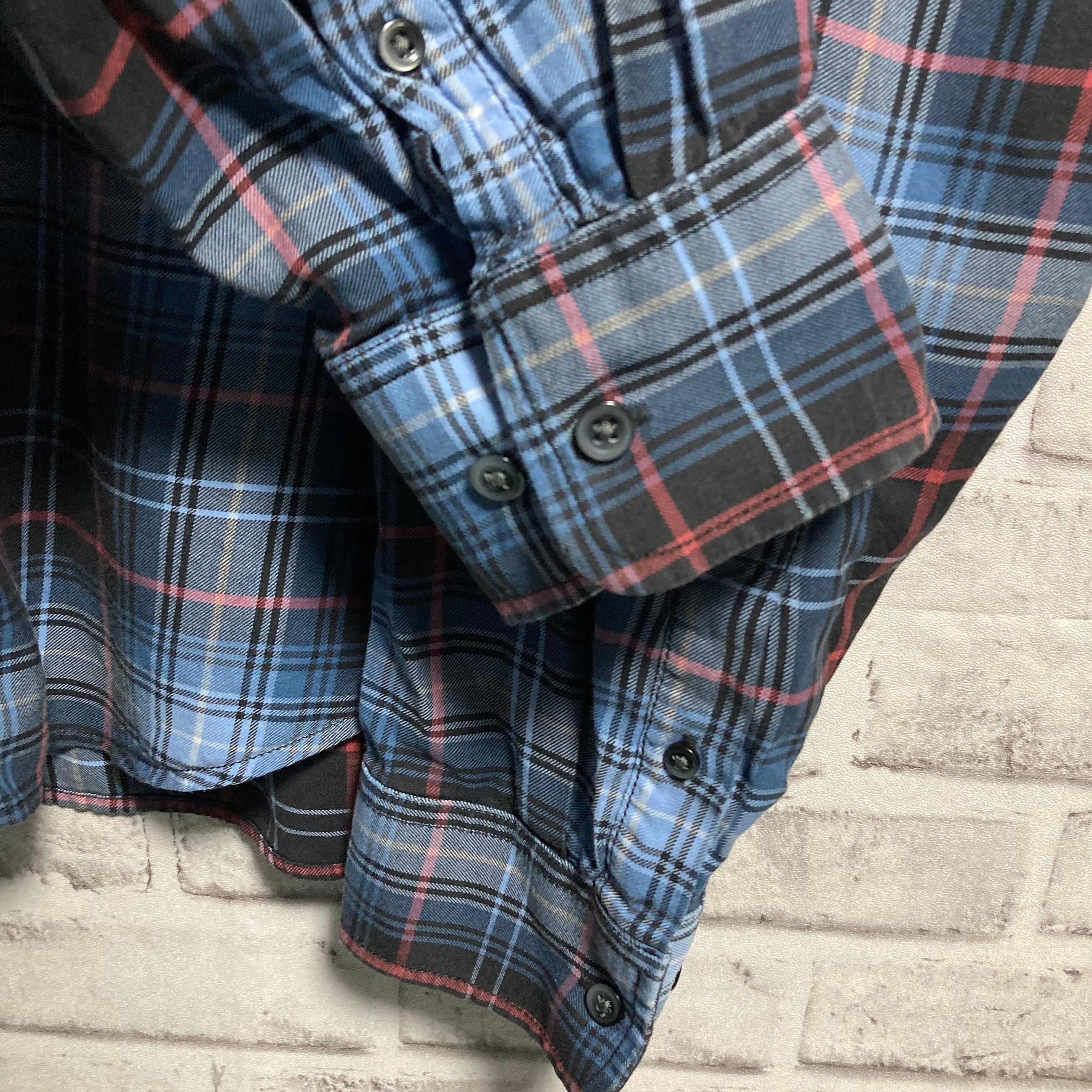 GAP】L/S Check Shirt L 90s “OLD GAP” チェックシャツ オープンカラー ...