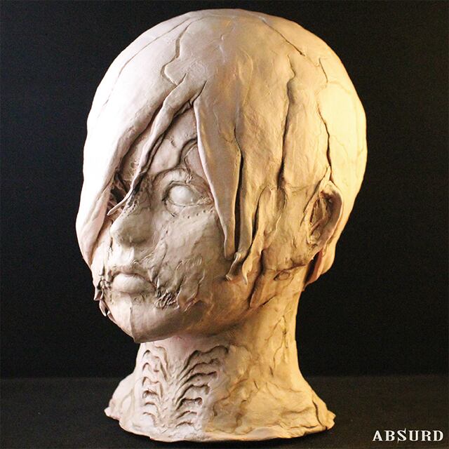 1点物】【超限定】 ABSURD レア ヘッドフィギュア 石粉粘土