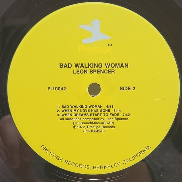 Leon Spencer, Jr. / Bad Walking Woman [P 10042] - 画像4