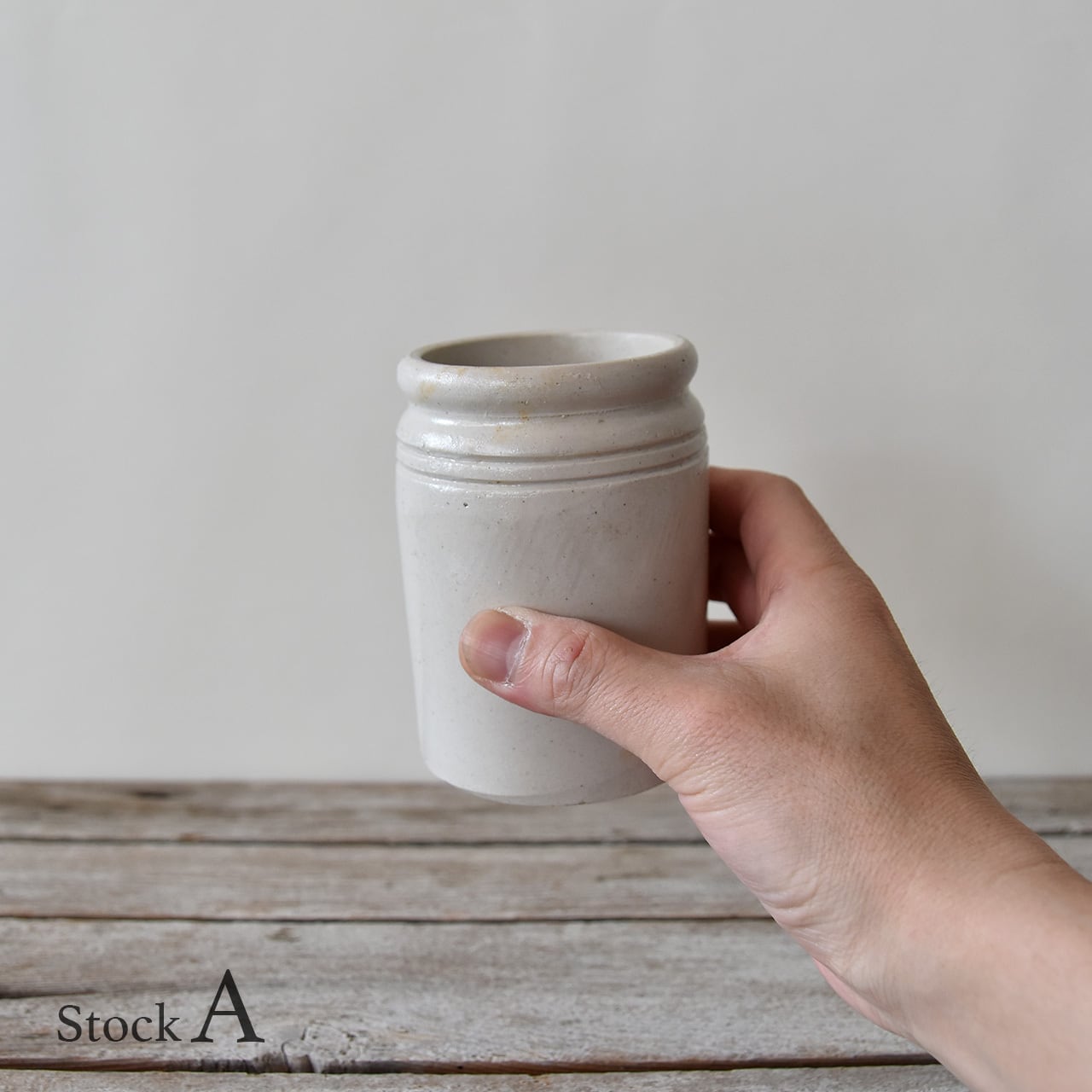 Stoneware Jam Jar 【A】/ 絵になる陶器のジャムポット / 2208W-001A