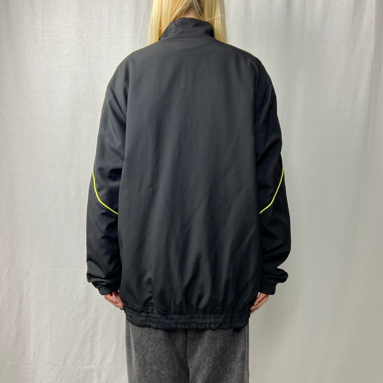 adidas アディダス ポリエステル トラックジャケット メンズM 古着 