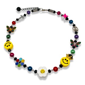 Colorful Mix Smiley Necklace 5