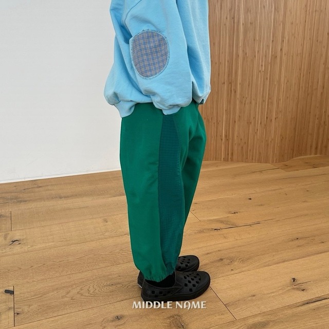 《送料無料》予約:切り替え配色パンツ【MIDDLENAME】