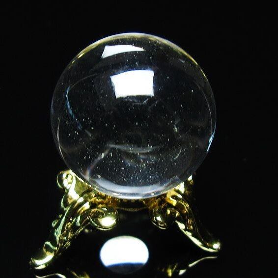 水晶 丸玉 20mm 一点物 141-7612