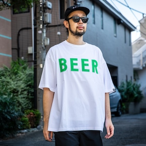 BEER アップリケロゴT グリーン