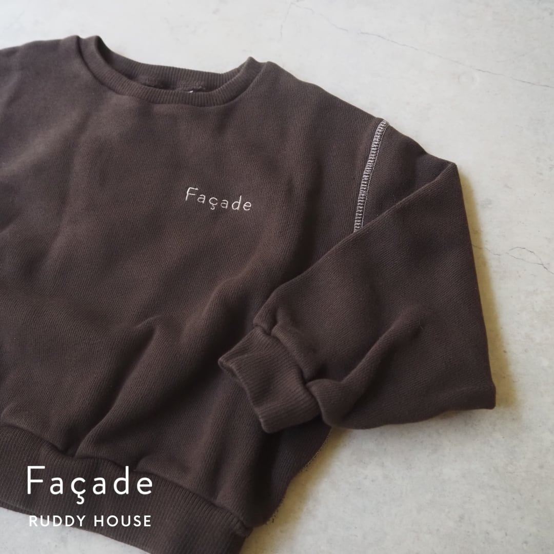 façade / Chunky Sweatshirt / Coffee CFE