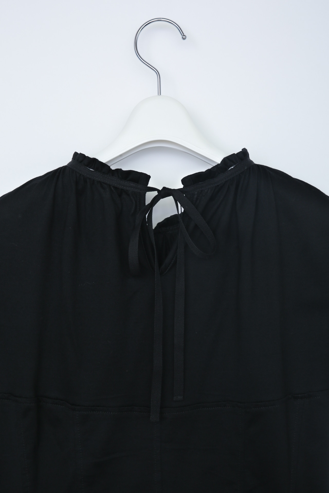 Gathered short sleeve top