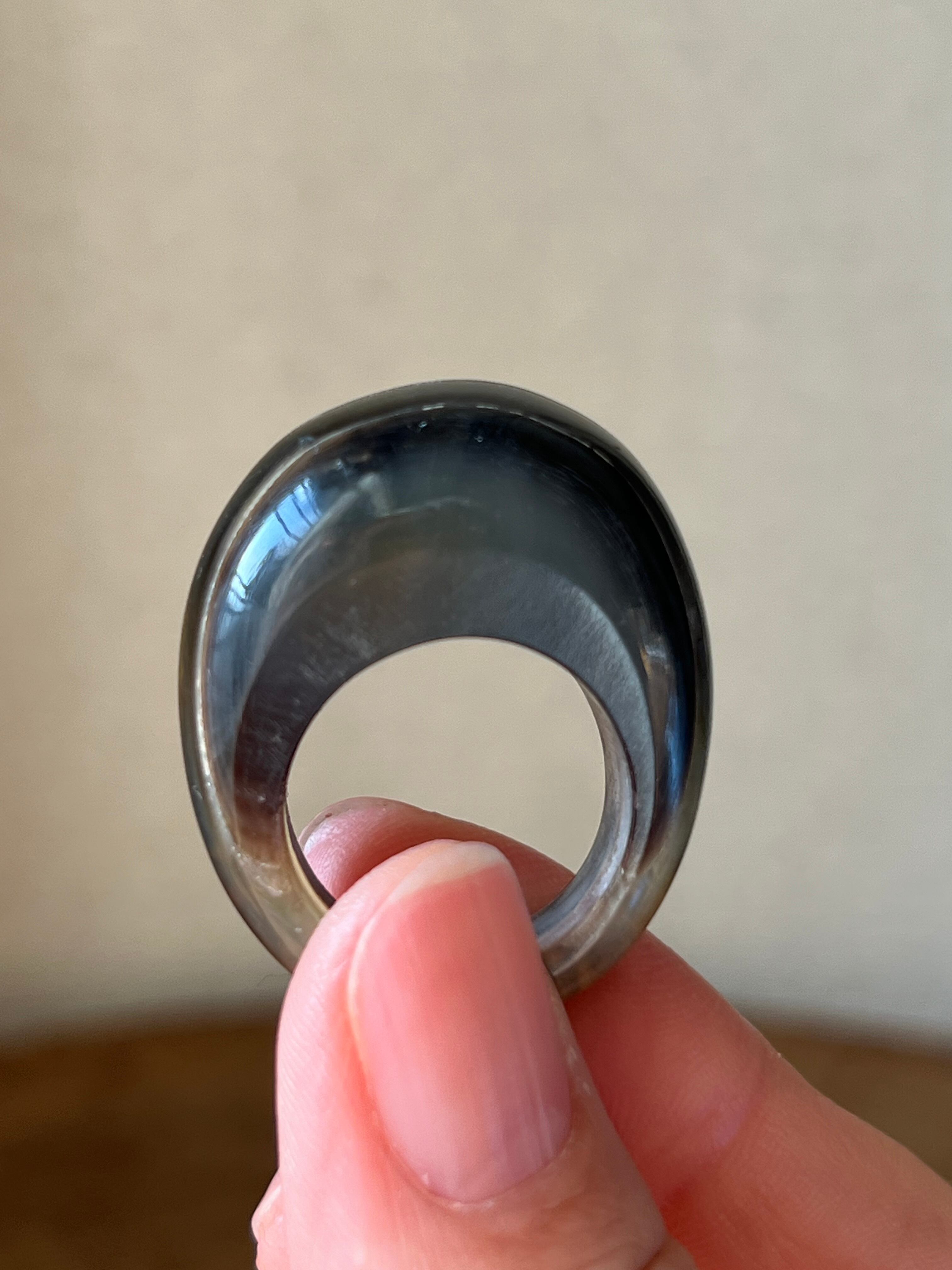 【恩返し】バッファローホーンリング B