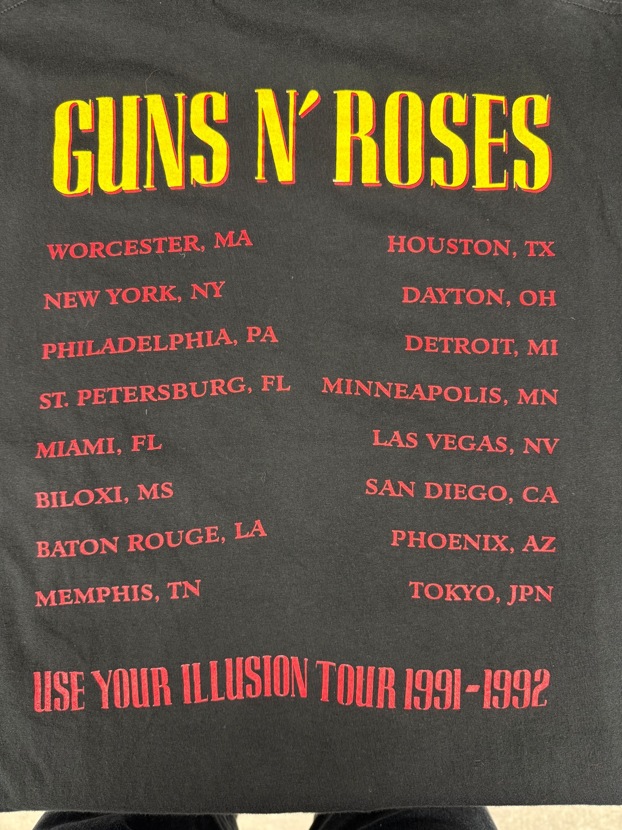 GUNS N' ROSES USE YOUR ILLUSION TOUR 1991 / BROCKUM・画像6