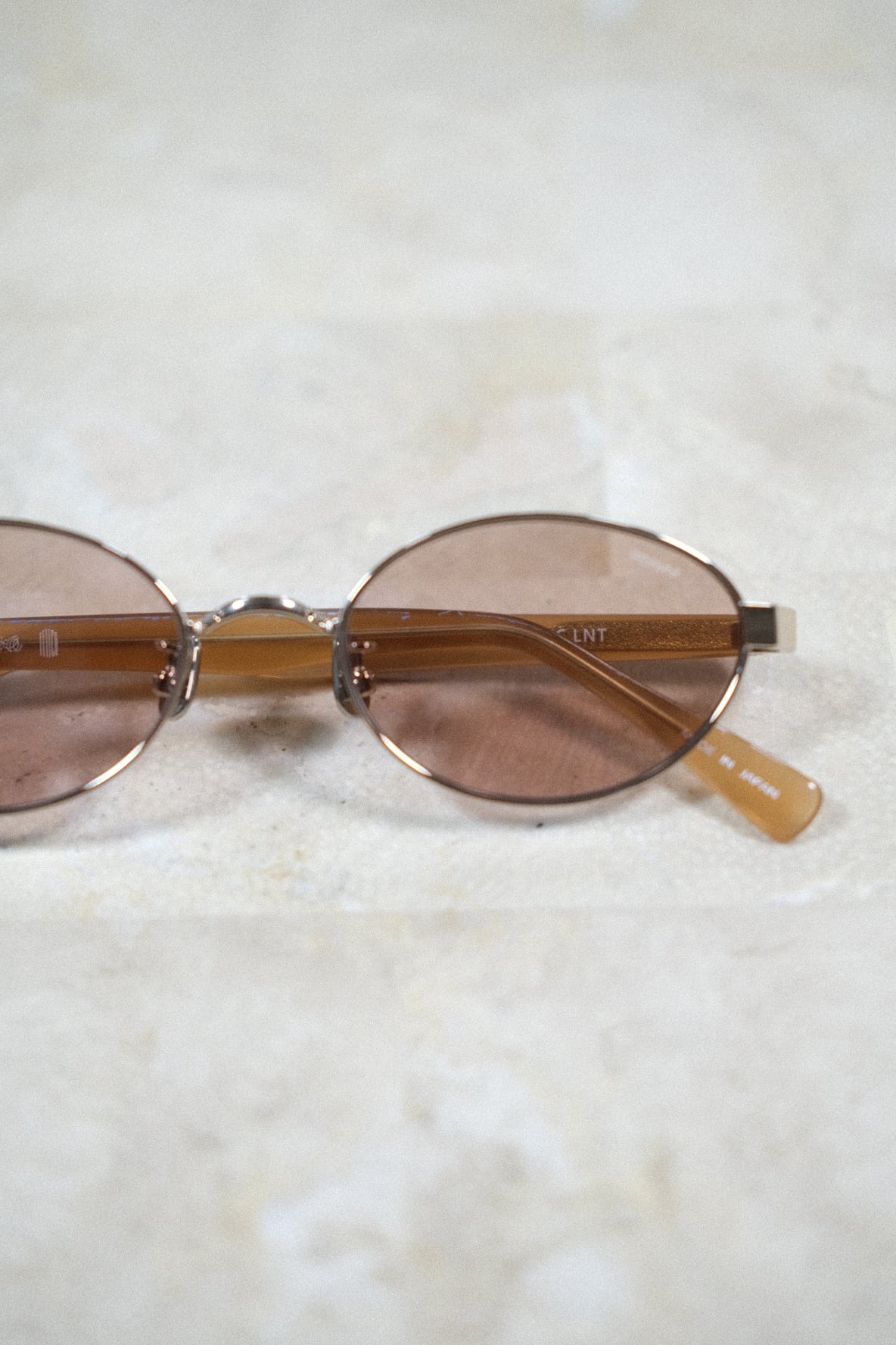 FETICO × BLANC..】METAL OVAL SUNGLASSES - HAZEL - | loop