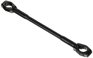 【数量限り】ハリケーン(HURRICANE) ハンドルブレース φ7/8インチハンドル用 スリムタイプ Mサイズ 280mm オールブラック HB0691B