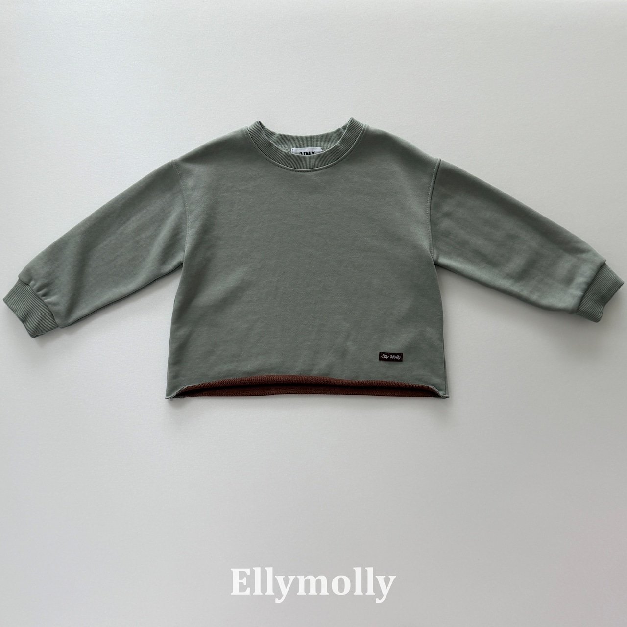 【取寄/韓国直送】Elly molly ラフツートーンダイングスウェット|秋服|韓国子供服|26/AT