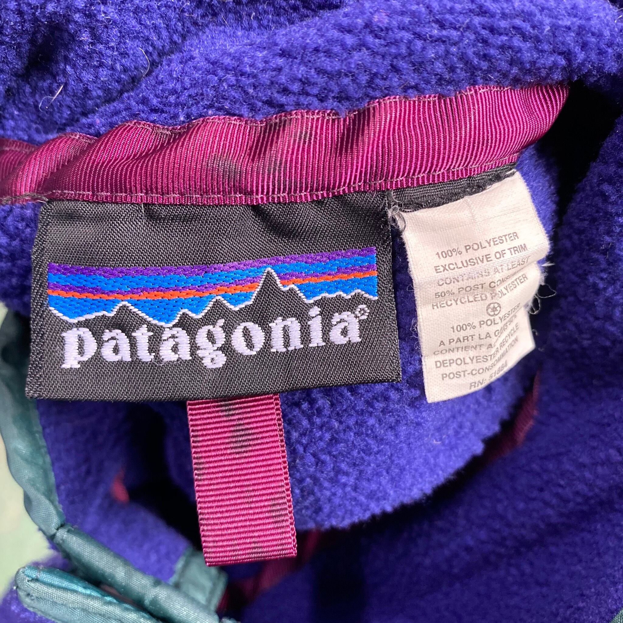 95年製 90年代 90s USA製 Patagonia パタゴニア スナップT フリース ...