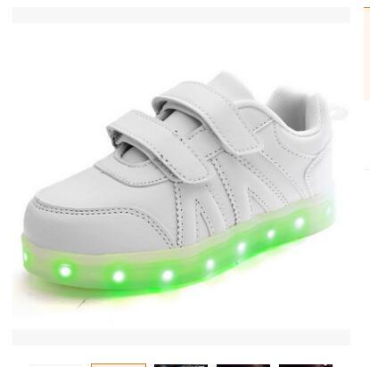 【新作】【送料無料】 2016USB充電バスケットLedChildren Shoes With Light Up Kids Boys＆Girls Luminous Sneakers Glowing Shoe enfant 靴 シューズ スニーカー キッズ AL expec49523172119