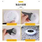 太陽光 芝生 ライト 屋外 庭 屋外ライト 庭園 装飾 防水 景観 埋設灯 12個セット ガーデン ガーデニング 庭 おしゃれ 暖色