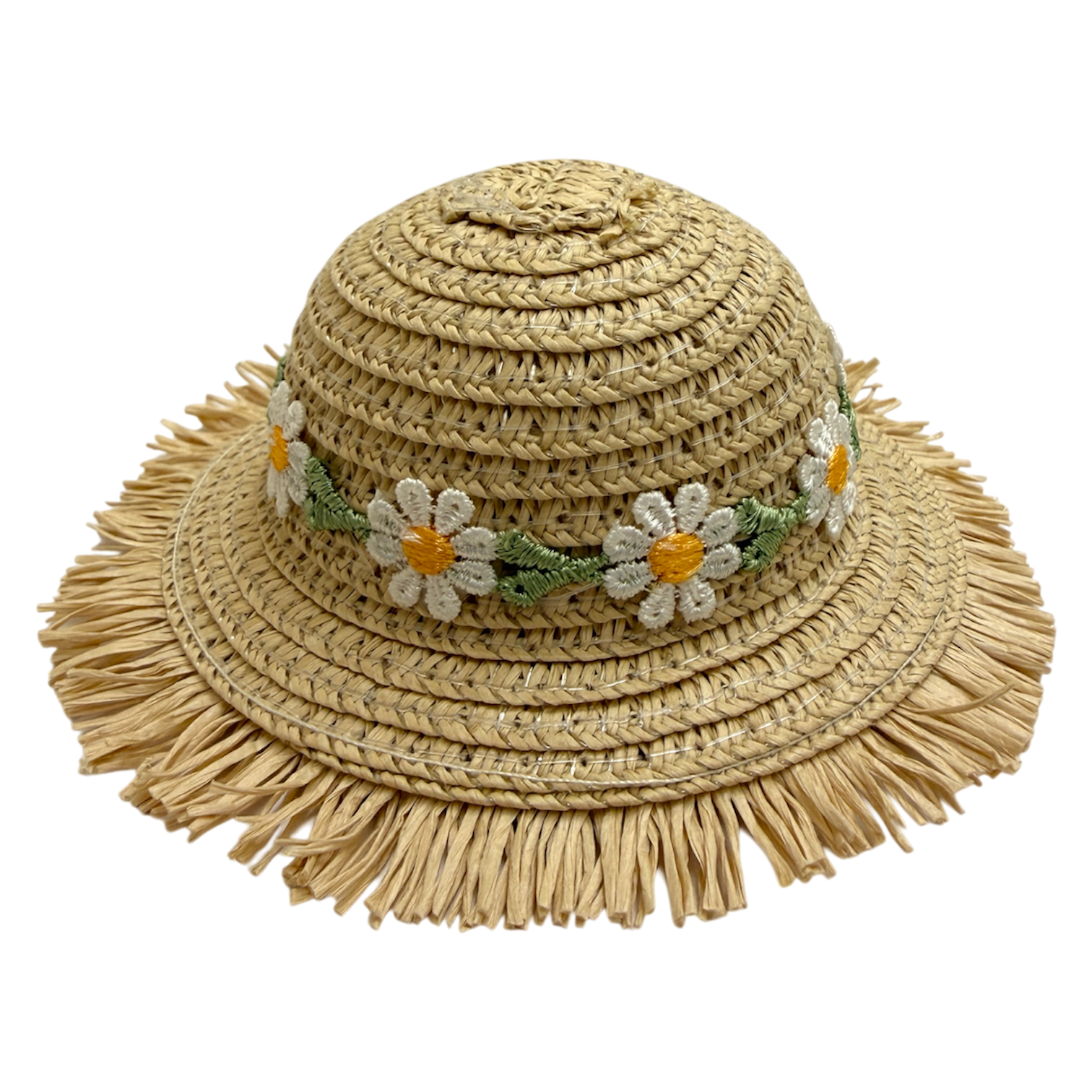 麦わら帽子・花