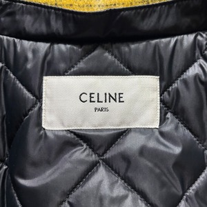 2021AW CELINE by Hedi Slimane ombre check wool quilting jacket
