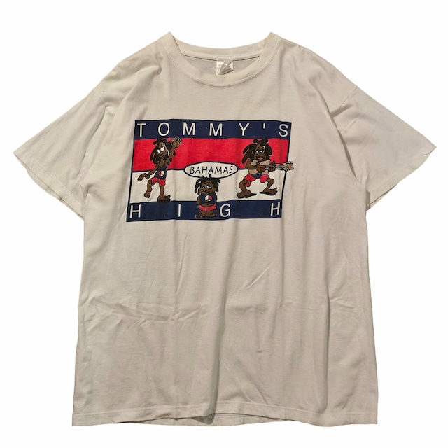 90's~ TOMMY HIGH  BAHAMAS TEE 【 DW46】