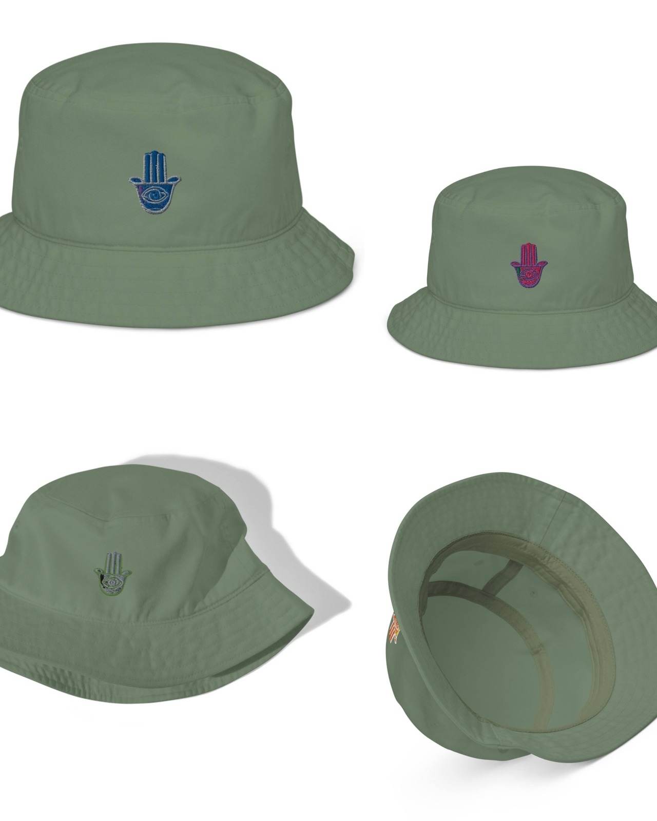 アラブな刺繍入りバケットハット