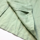 INTERIM / RAMIE SHEER LAWN HYPER BIG S/S OPEN COLLAR SHIRT