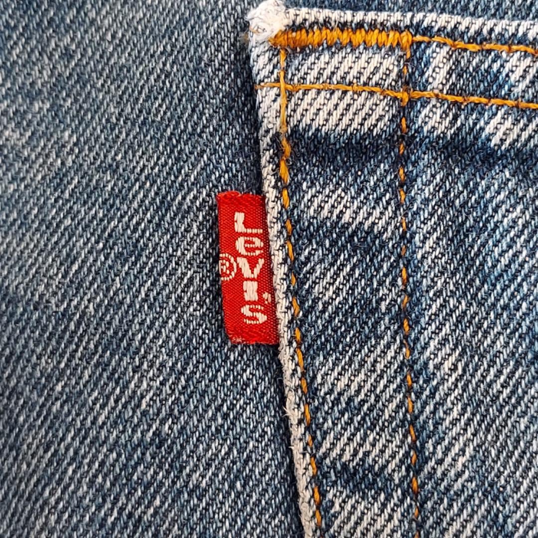 リーバイス505 Levis W34 ブルーデニム 青 90s ヒゲ 15028 | fuufu