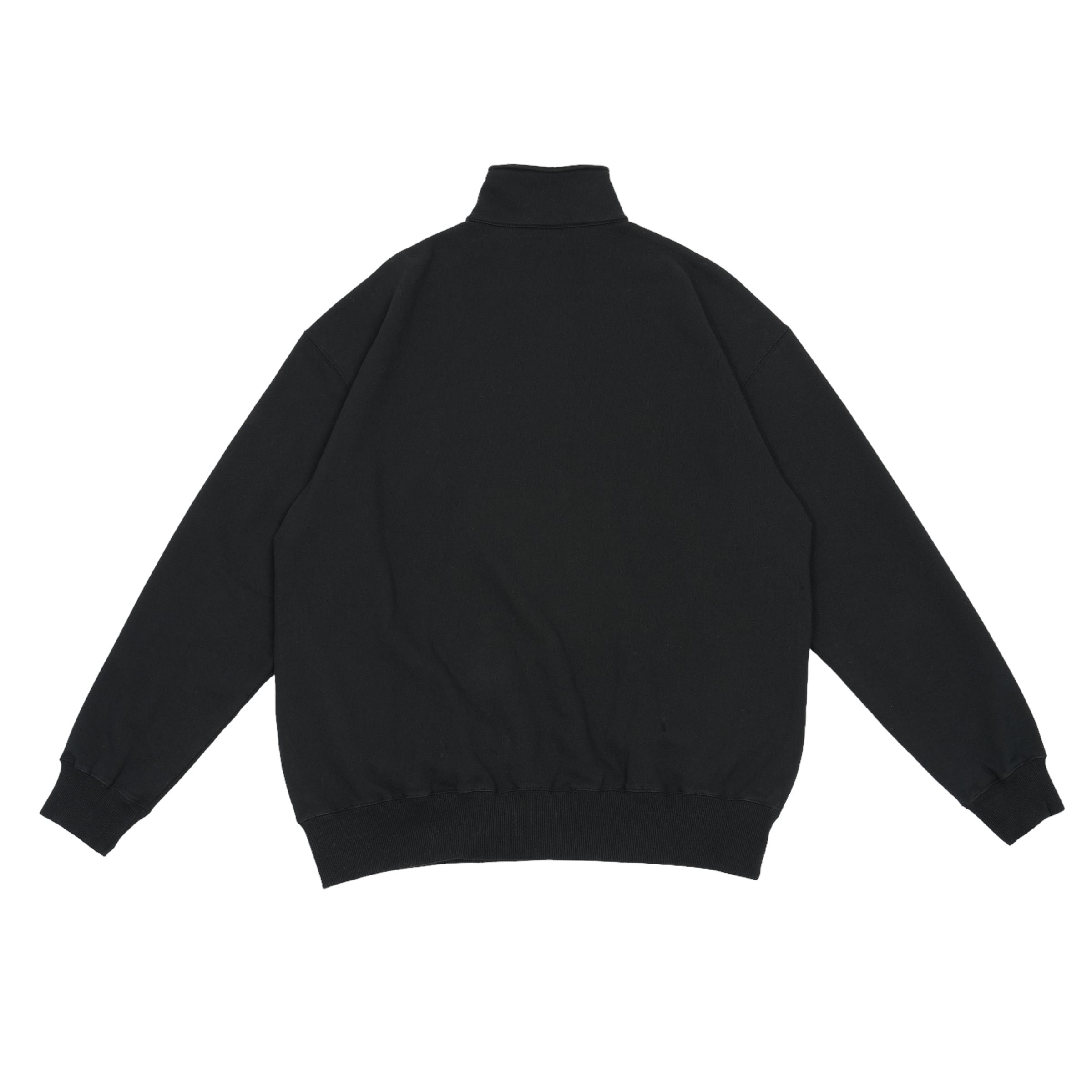 Half Zip French Terry Relax P/O Sweat (black) | OVY