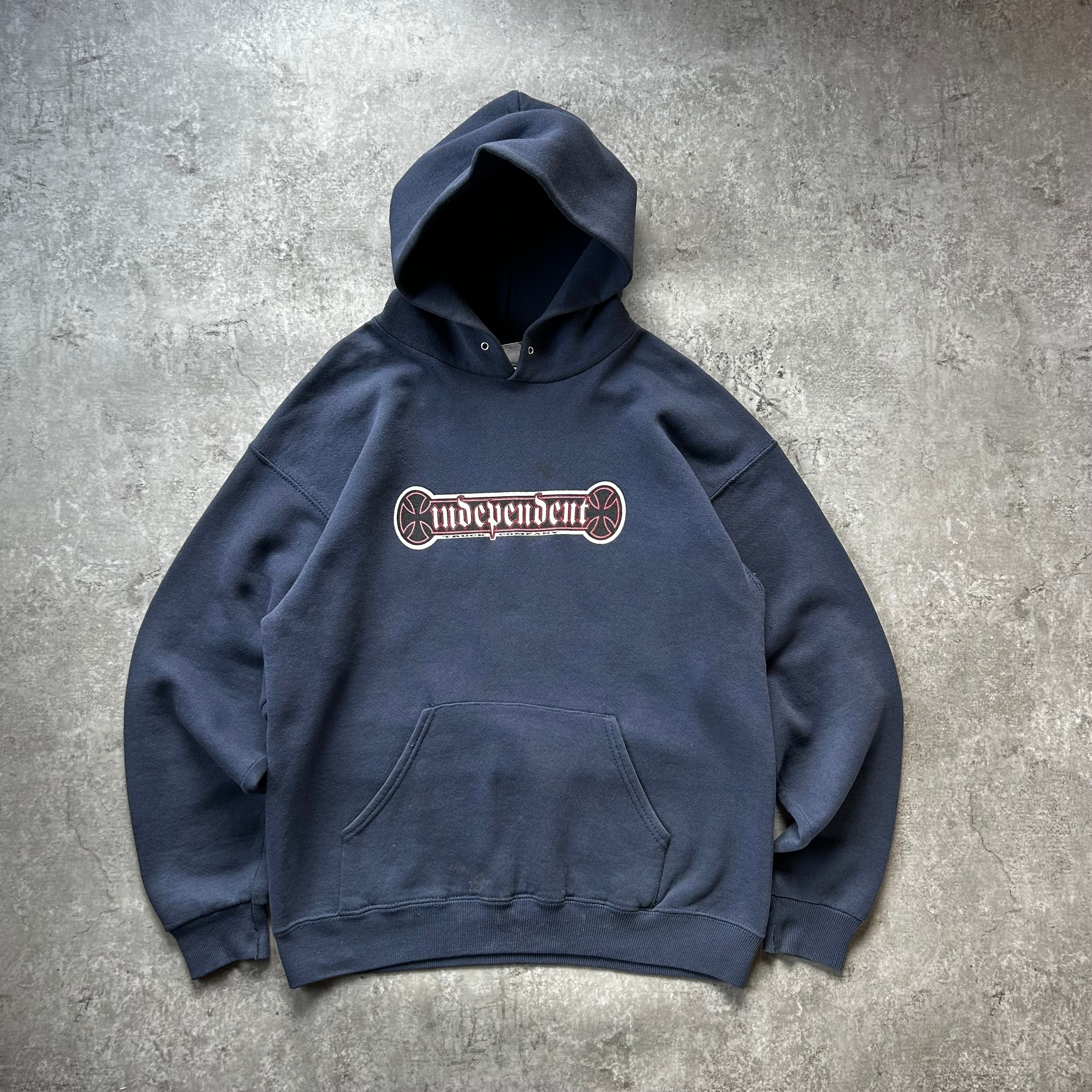 90s discus ディスカス パーカー/フーディー USA製 L ネイビー | 東京