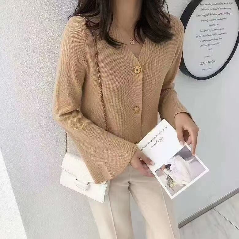 ベルスリーブ　カーディガン  AJ−12541-866