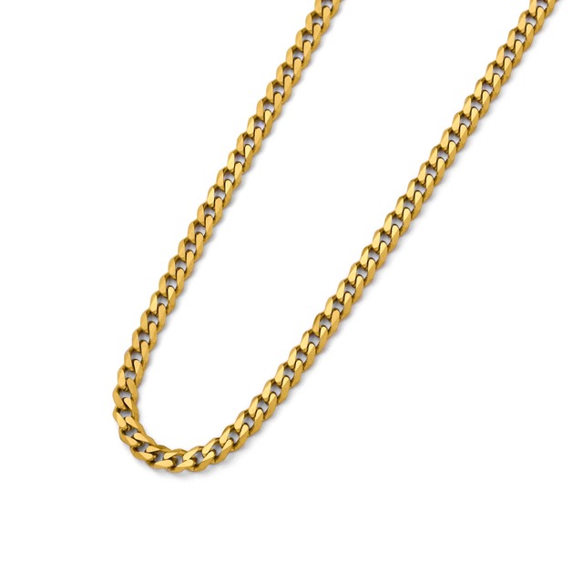 Flat link chain necklace（cne0020g）