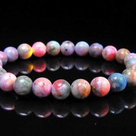 ハックマナイト ブレスレット 8mm 一点物 メール便可 111-49327