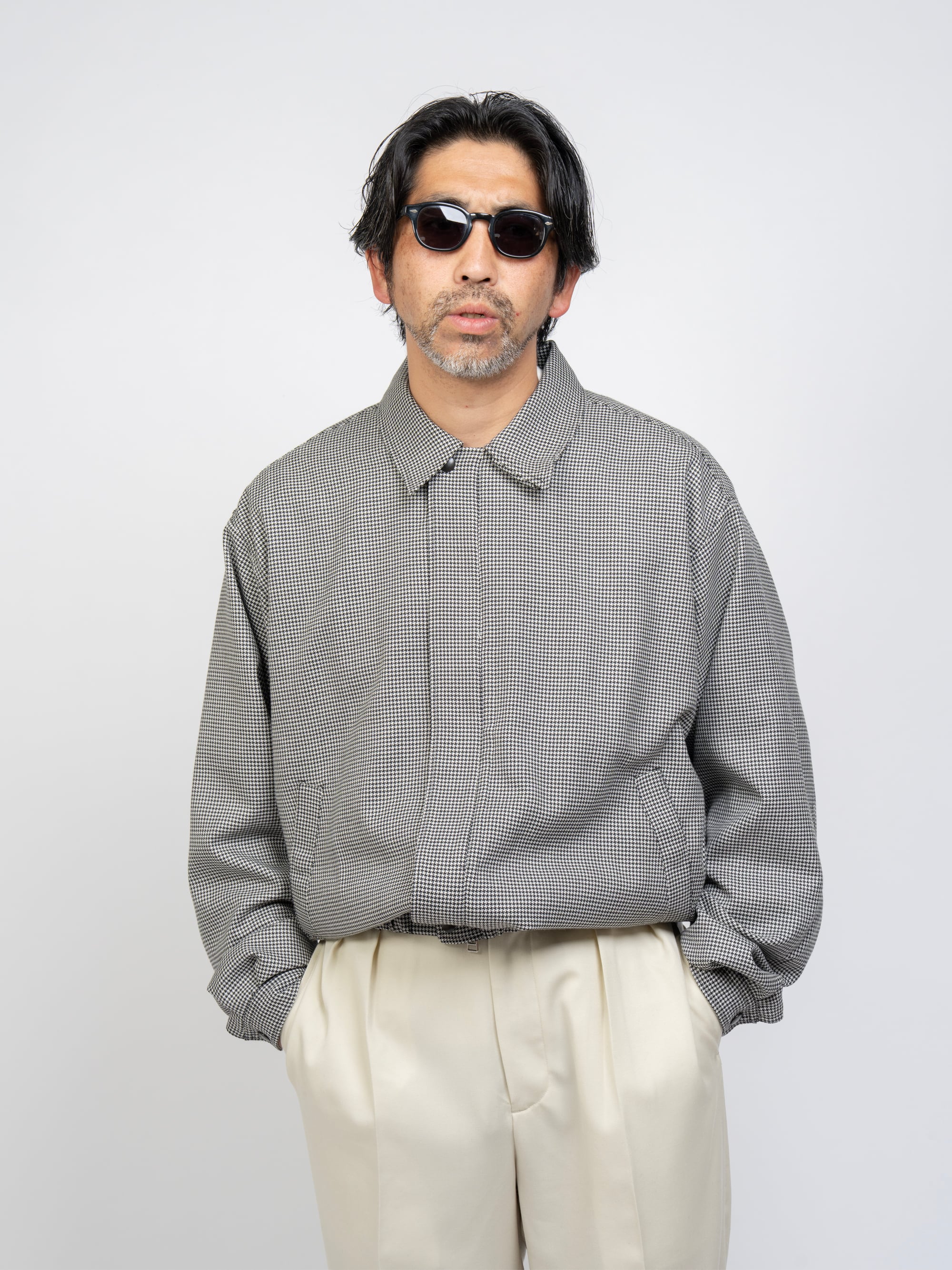 ジャケット・アウター KAJA HOUNDSTOOTH HARRINGTON JACKET size2 KAJA HOUNDSTOOTH HARRINGTON JACKET | KAJA