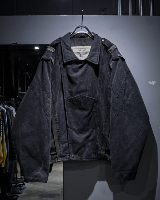 【add (C) vintage】80's Vintage Various Gimmick  Riders Type Jacket