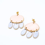 Rain (pink&blue)  / ピアス