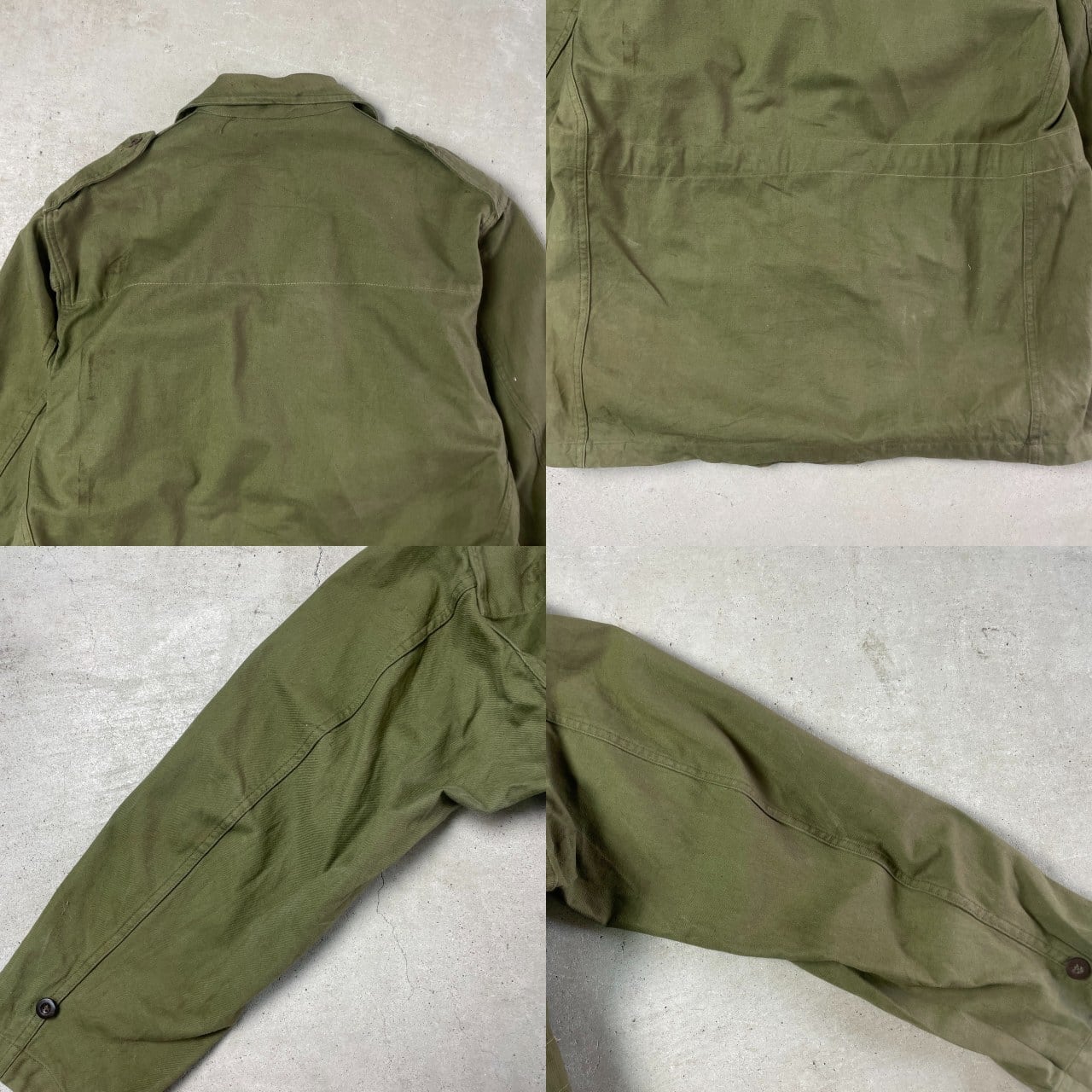 40年代 フランス軍 M-47 フィールドジャケット 前期型後期 ユーロ