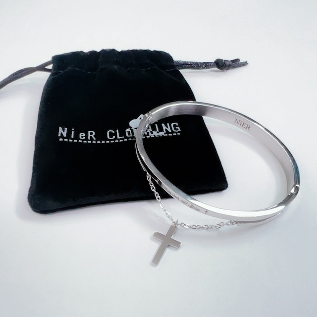 CROSS STAINLESS BANGLE【ジュエリーポーチ付き】