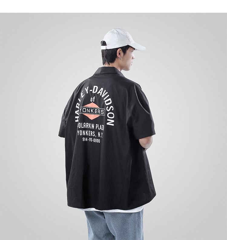 全3色 シャツ トップス ロゴ カジュアル 半袖 おしゃれ プリント